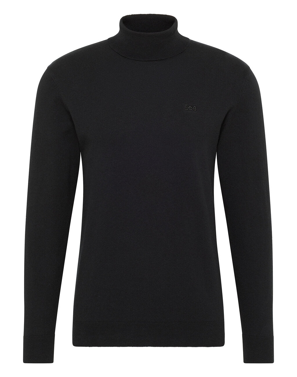 LEE HIGH NECK KNIT MĘSKA SWETER CIEPŁY ELEGANCKI BLACK 112341698 L83C011656