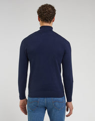 Sweter Elegancki Męski Lee High Neck Knit Sky Blue 112342994 L83C016371