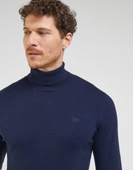 Sweter Elegancki Męski Lee High Neck Knit Sky Blue 112342994 L83C016371