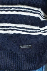 LEE HIGH NECK SEAS KNIT MĘSKI SWETER NIGHT SKY L83HLHSJ 112122362