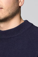 LEE HIGH NECK SEAS KNIT MĘSKI SWETER NIGHT SKY L83HLHSJ 112122362