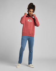Lee Hoodie Męska Bluza z Kapturem Cinnamon L80EEJVG 112320152