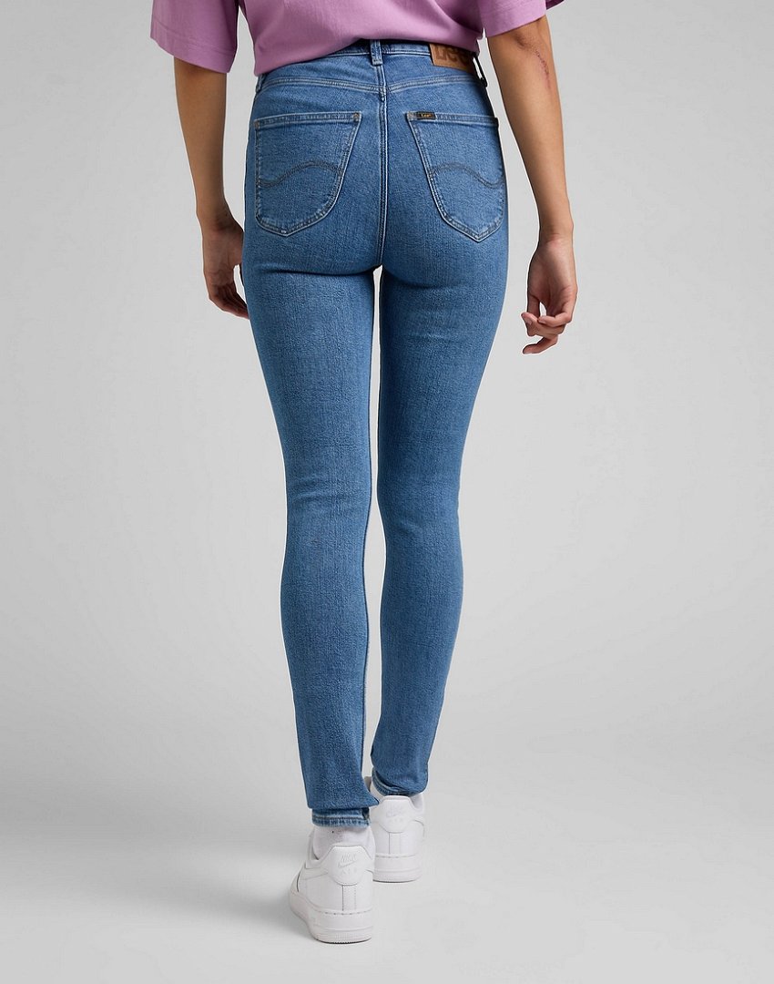 Lee Ivy Damskie Spodnie Jeansowe Light Wash L32EFAMR 112320158