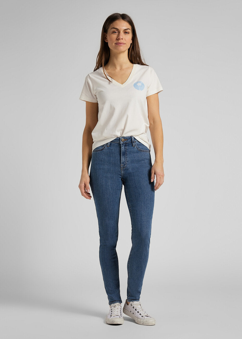 LEE IVY DAMSKIE SPODNIE JEANSOWE MID USED L32ESIVG 112107445