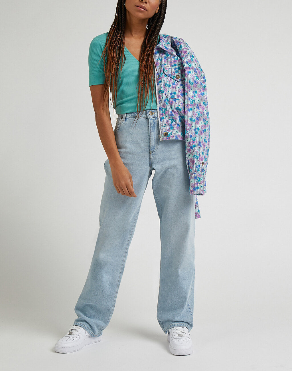 LEE JANE DAMSKIE SPODNIE JEANSOWE JEANSY DŻINSY SOFT DIFFUSED L34QHGB33 112330587