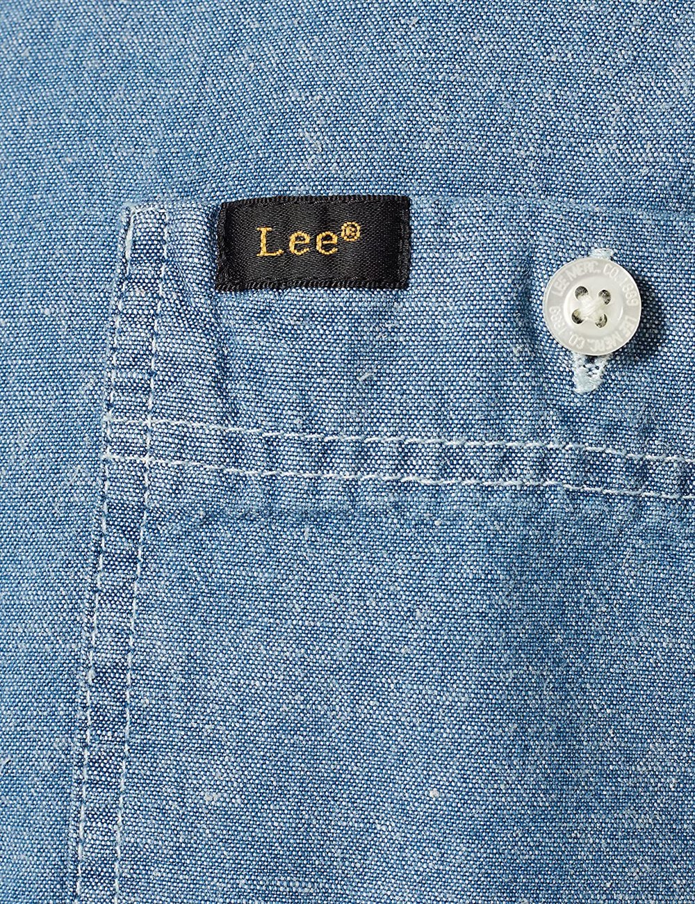 LEE LEESURE SHIRT MĘSKIE KOSZULE JEANSOWE INDIGO L66NMWDK 112140570