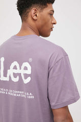 LEE LOGO LOOSE TEE WASHED PURPLE L69NFQTZ 112144375