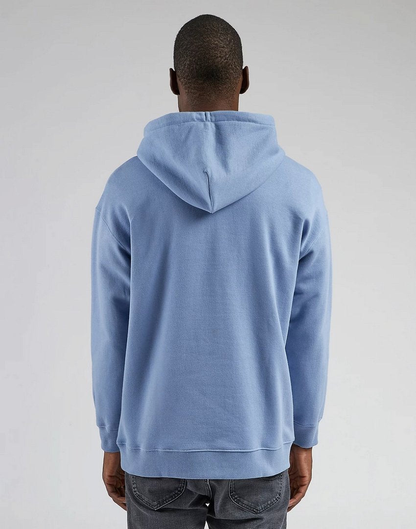 Lee Loose Hoodie Męska Bluza Kaptur Logo Dreamy Blue L84ORY39 112322665