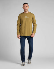 Lee LS Logo Loose Tee Męska Koszulka Z Długim Rękawem L69AFQ85 112321850