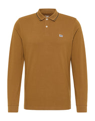 Koszulka Z Długim Rękawem Męska Lee LS Pique Polo Longsleeve Logo Tumbleweed L61VRL84
