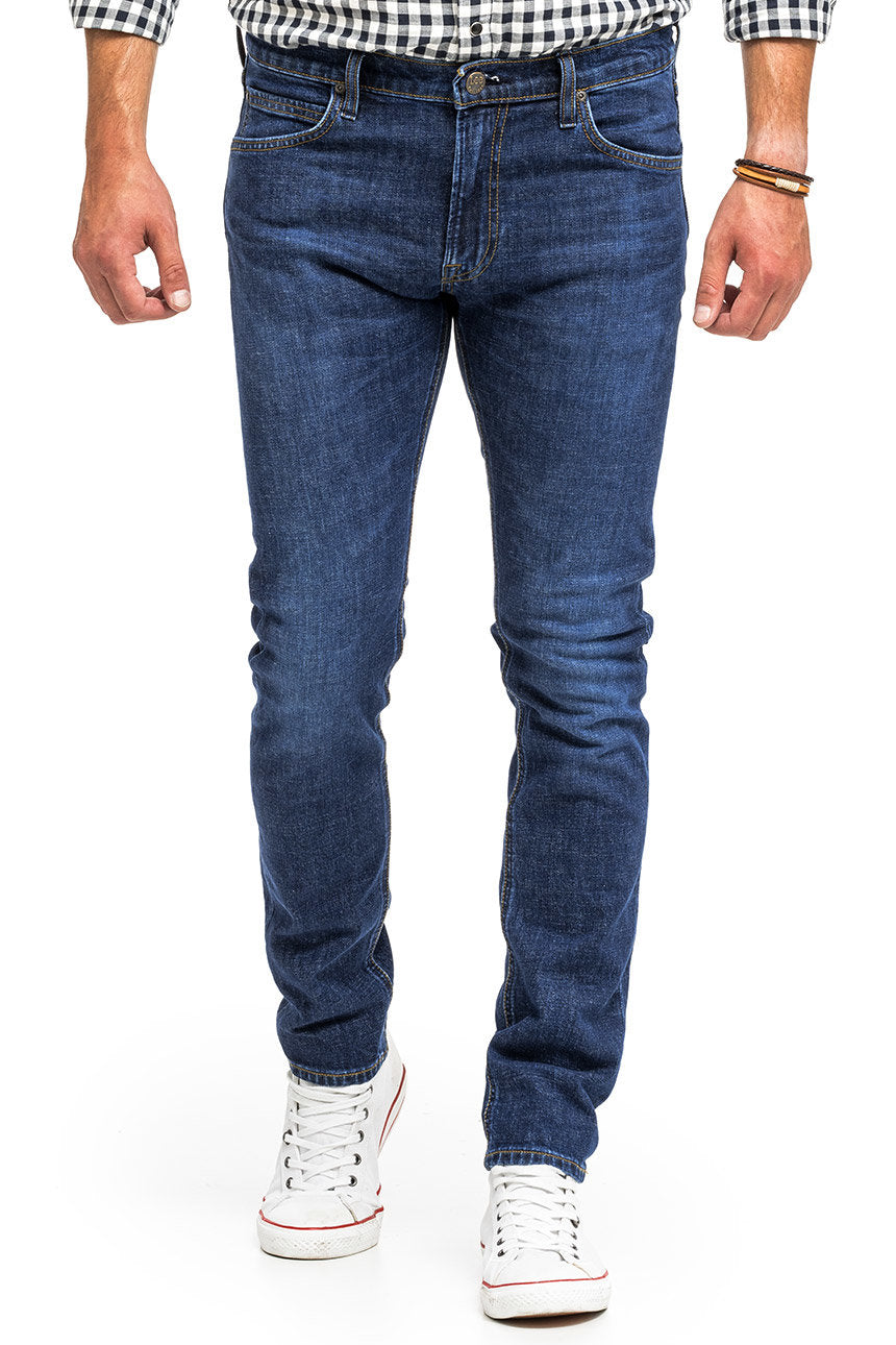 LEE LUKE MĘSKIE SPODNIE JEANSOWE DK WORN KANSAS L719PLGC 112140748