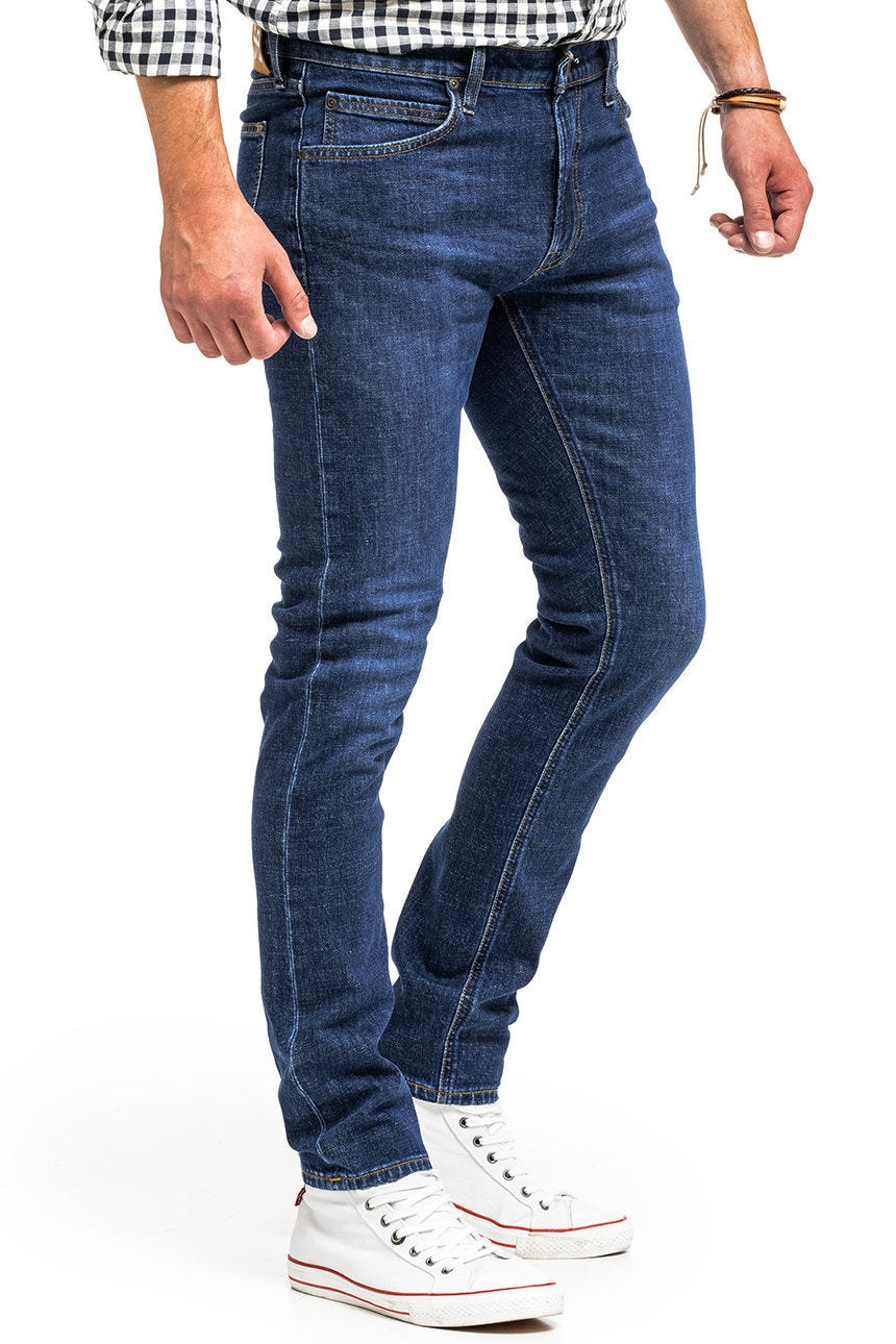LEE LUKE MĘSKIE SPODNIE JEANSOWE DK WORN KANSAS L719PLGC 112140748