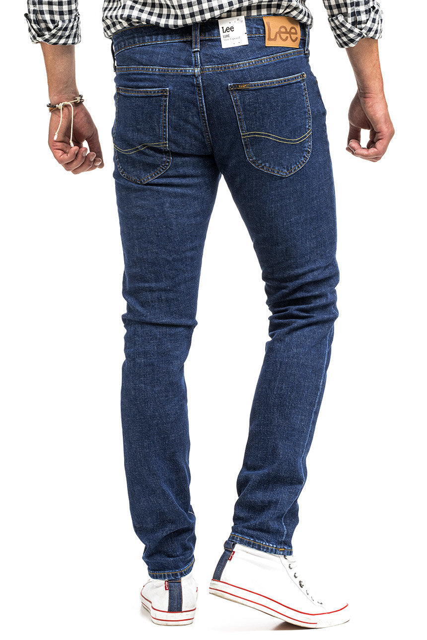 LEE LUKE MĘSKIE SPODNIE JEANSOWE DK WORN KANSAS L719PLGC 112140748
