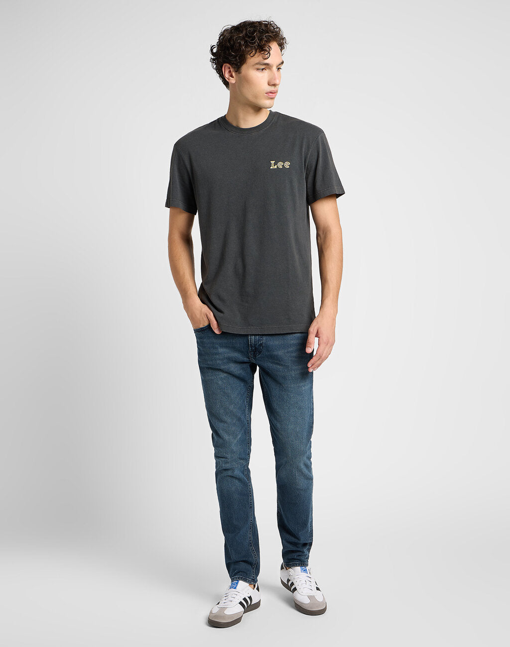 Lee Luke Męskie Spodnie Jeansowe Jeansy Dżinsy Holland Blue 112360226 L719008586