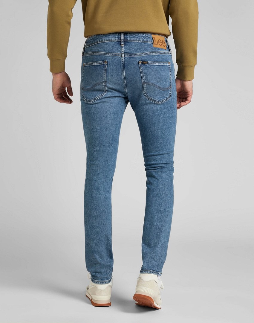 LEE MALONE MĘSKIE SPODNIE JEANSOWE SMOKEY INDIGO L736BKDG 112322022