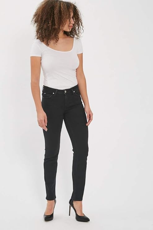 Spodnie Jeansowe Damskie Lee Marion Straight Black Rinse L301GY47 112105819