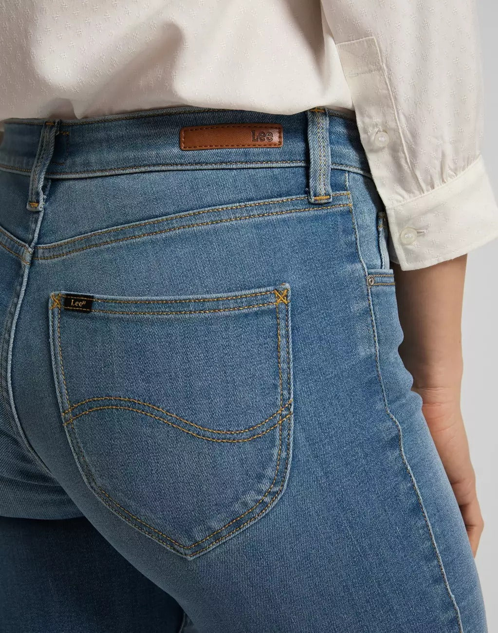LEE MARION STRAIGHT DAMSKIE SPODNIE JEANSOWE LIGHT USED L301SIVF 112105911