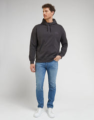 Męska Bluza Lee Core Loose Hoodie Washed Black 112341677 L84w017013