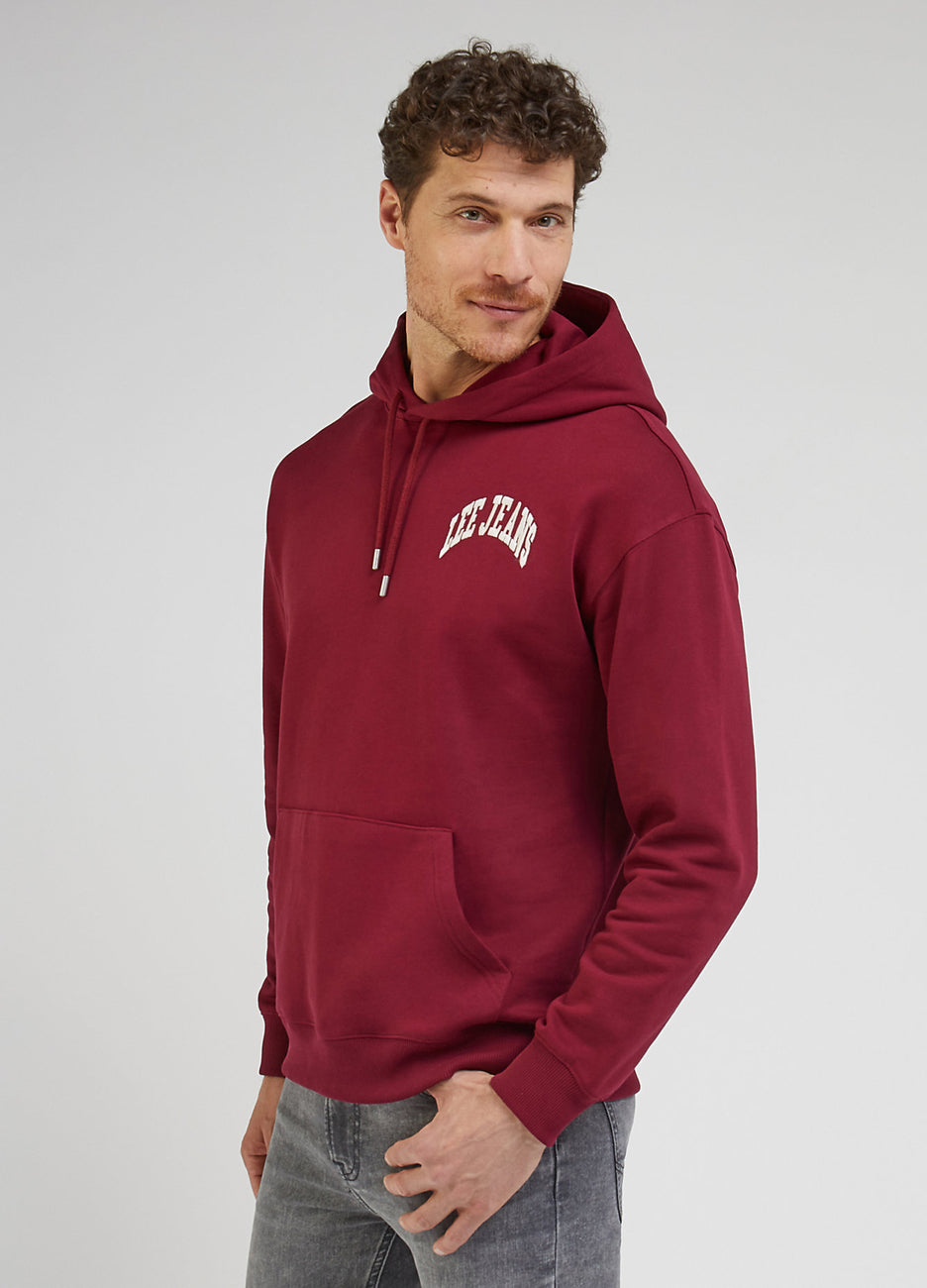 Męska Bluza Lee Varsity Hoodie Port 112341673 Ll80015548