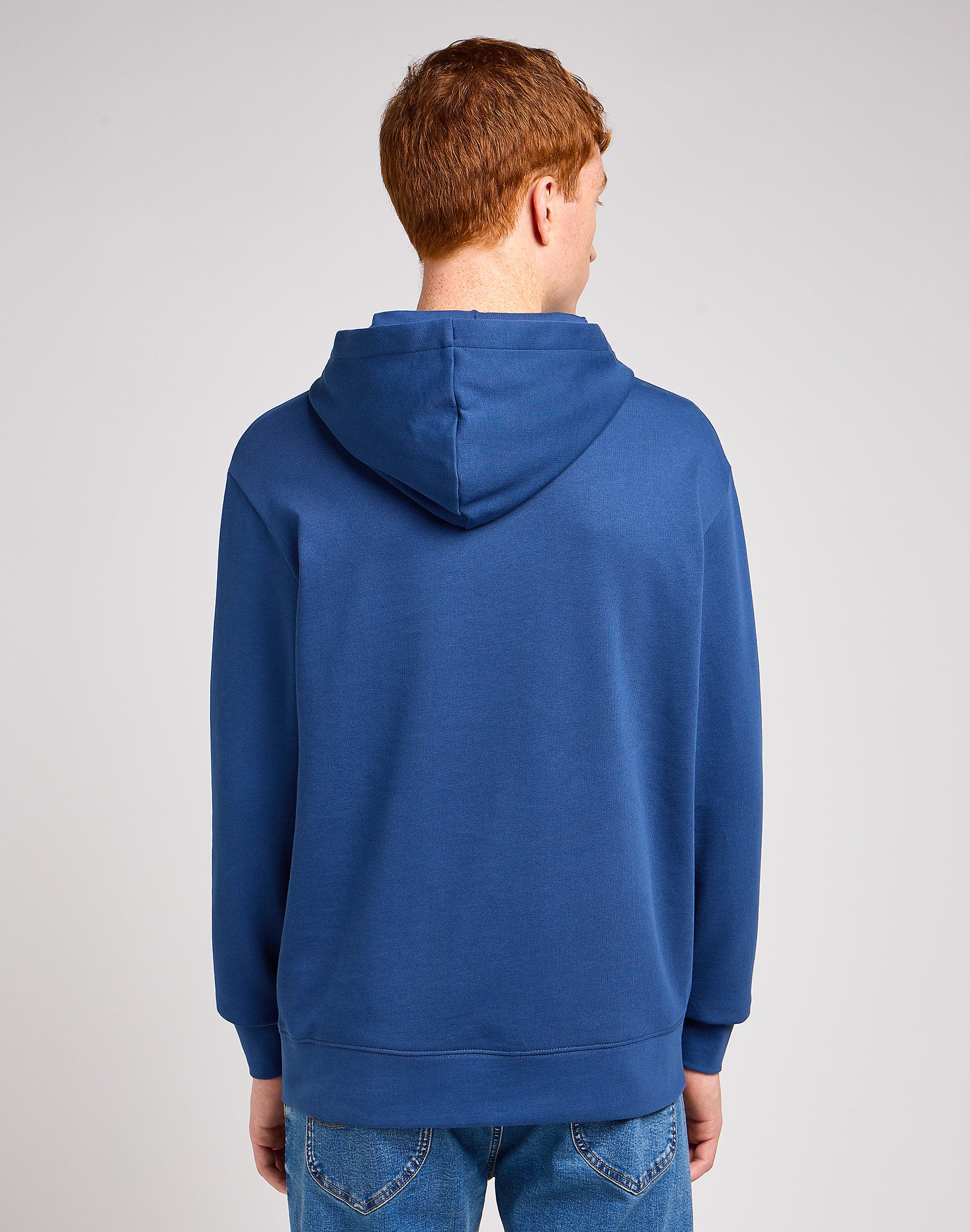 LEE MĘSKA BLUZA Z KAPTUREM LEE HOODIE DRAMA NAVY 112349514
