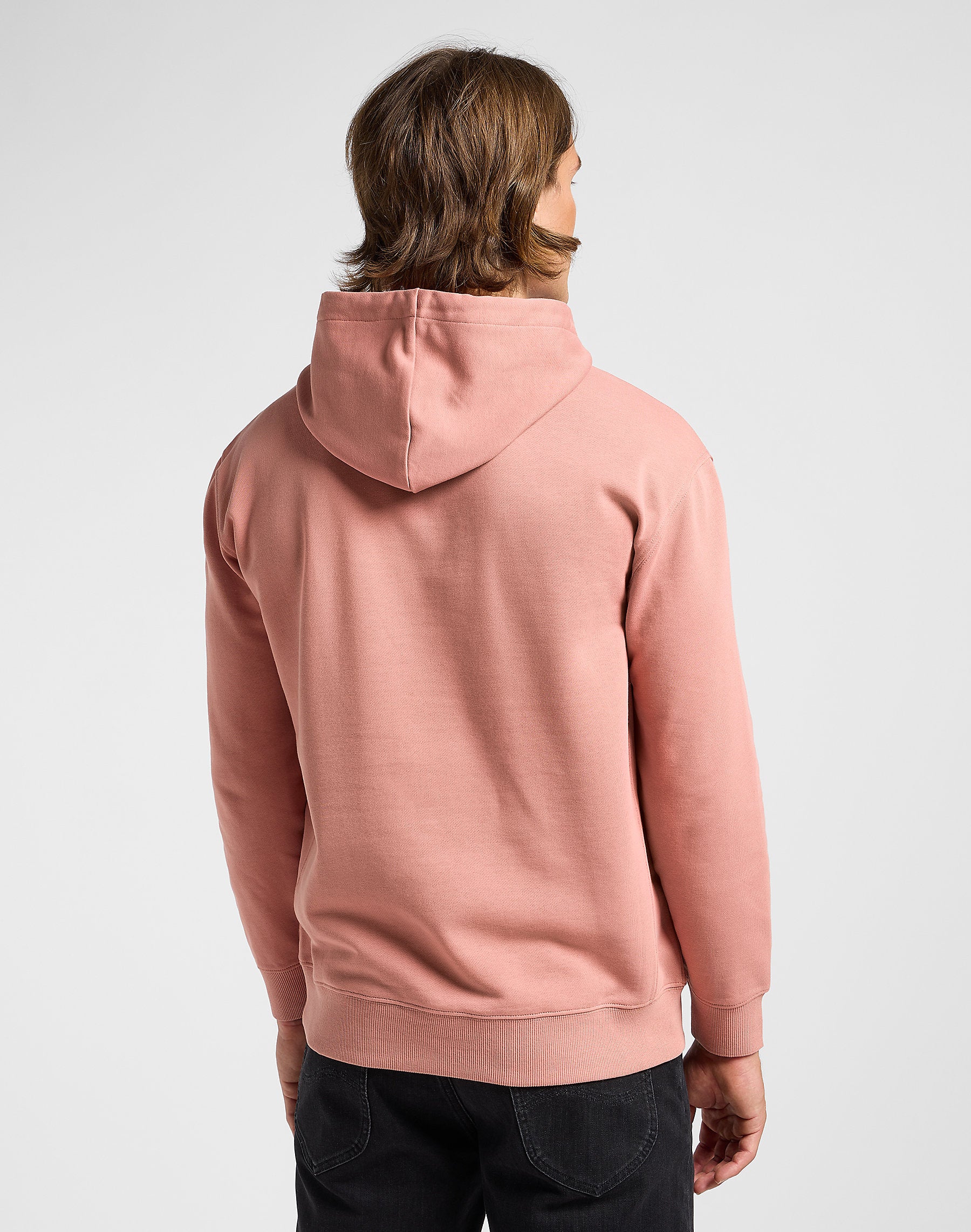 Lee Męska Bluza Z Kapturem Plain Hoodie Sepia 112363883