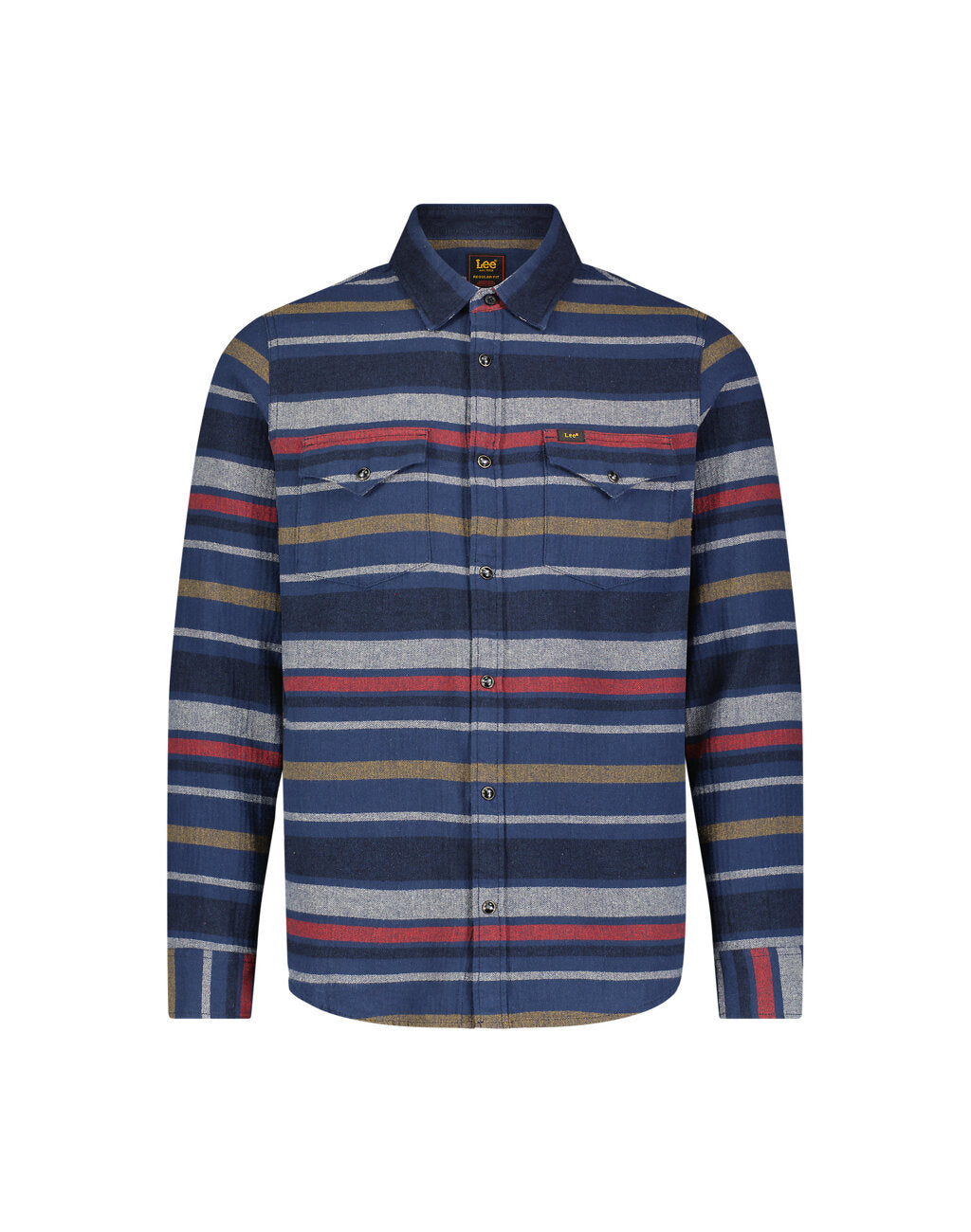 Męska Koszula Lee Clean Western Shirt Mood Indigo 112355750 L66R014445