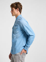 Męska Koszula Jeansowa Lee Regular Western Shirt Starlight Wash 112363914