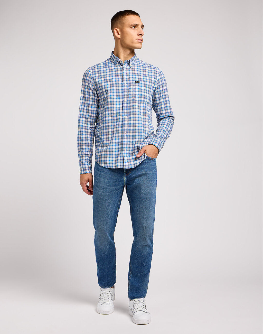 Męska Koszula Lee Button Down Atlantic 112349957 L880015643