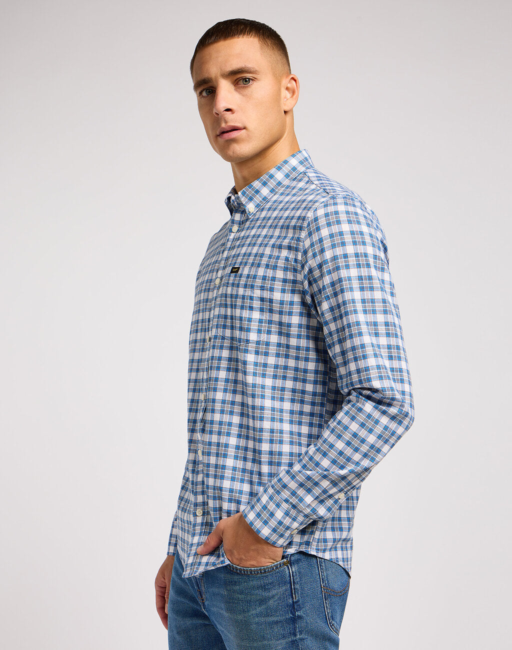Męska Koszula Lee Button Down Atlantic 112349957 L880015643