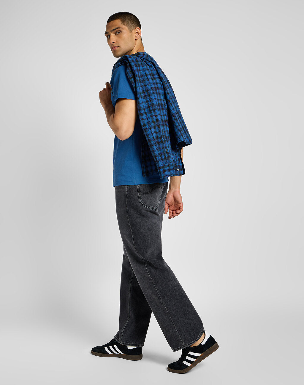 Męska Koszula Lee Button Down Blue 112355642 L880015617