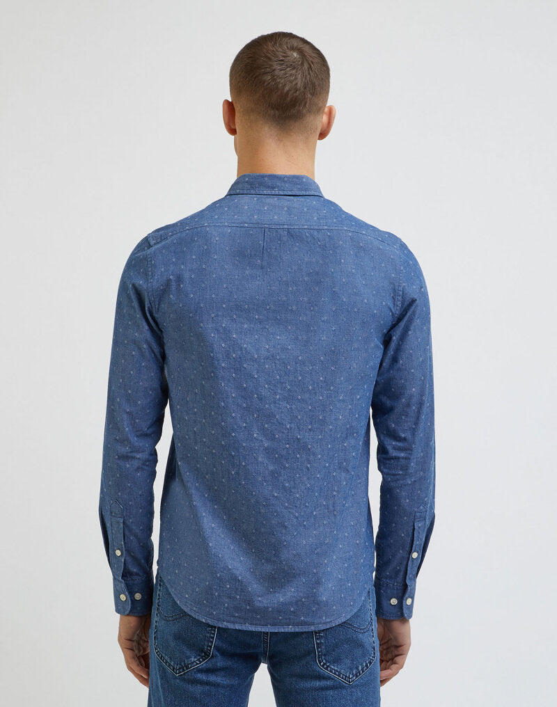 Męska Koszula Lee Button Down Navy 112341756 L880013678