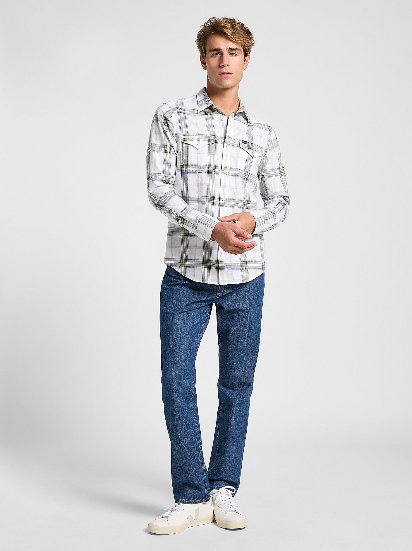 Lee Męska Koszula Clean Western Shirt Mercantile Brig 112363912