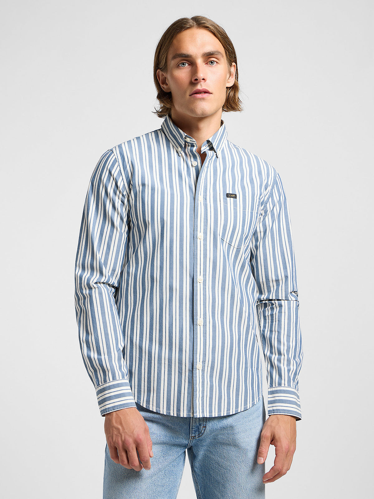 LEE MĘSKA KOSZULA LEE LEE BUTTON DOWN ORION STRIPE 112363894