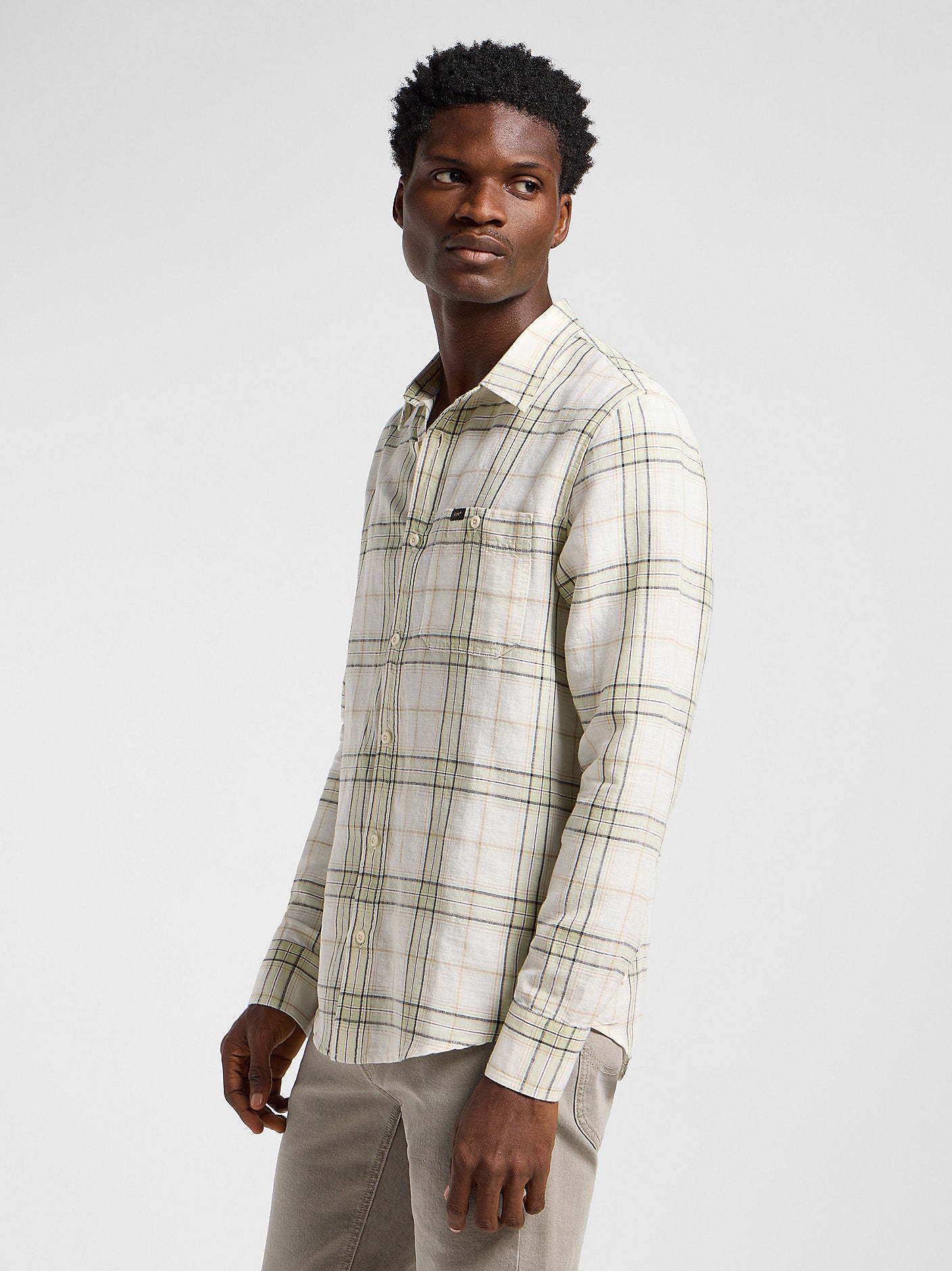 LEE MĘSKA KOSZULA LEE LEESURE SHIRT SAGE 112363903