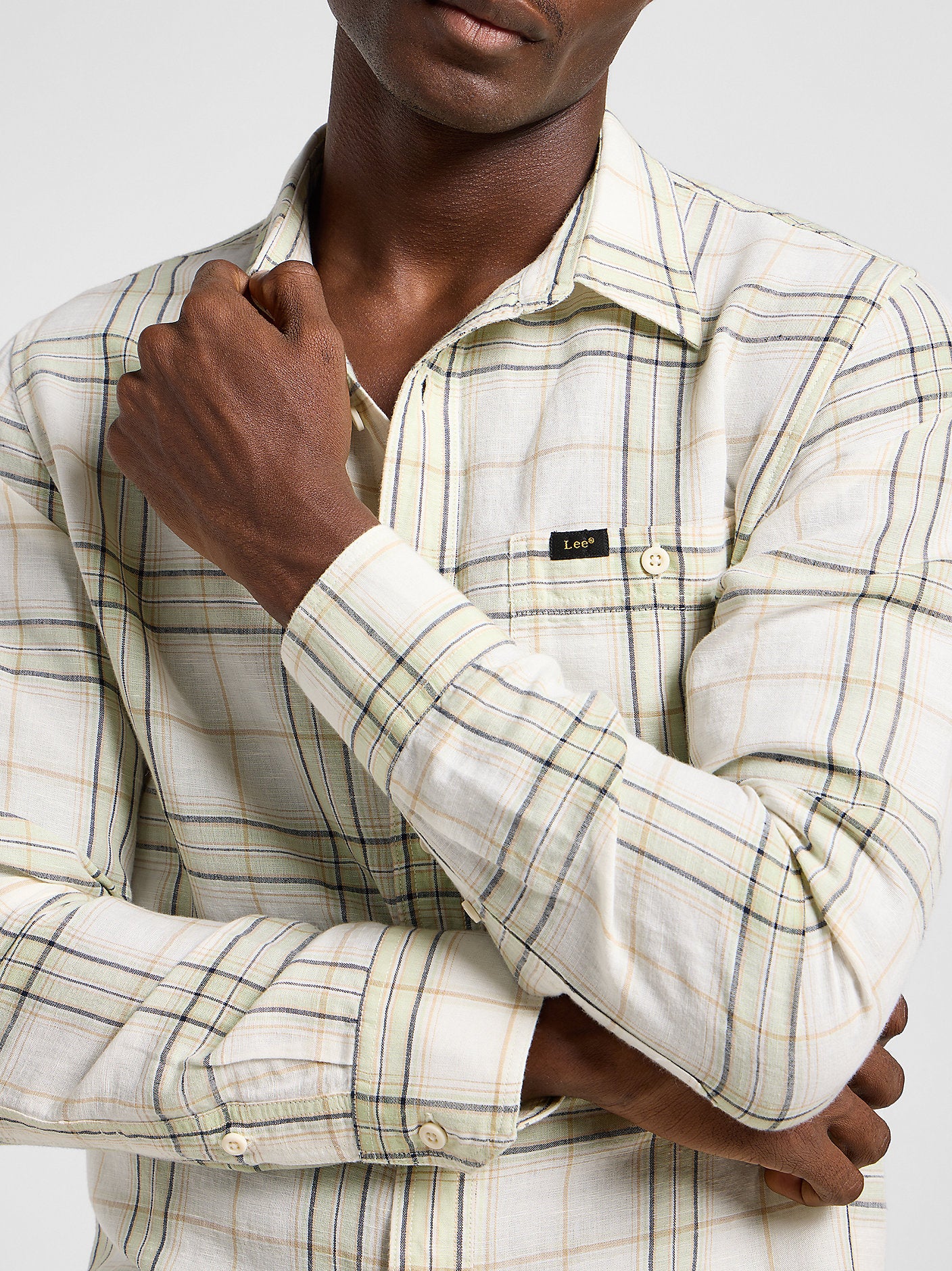 LEE MĘSKA KOSZULA LEE LEESURE SHIRT SAGE 112363903
