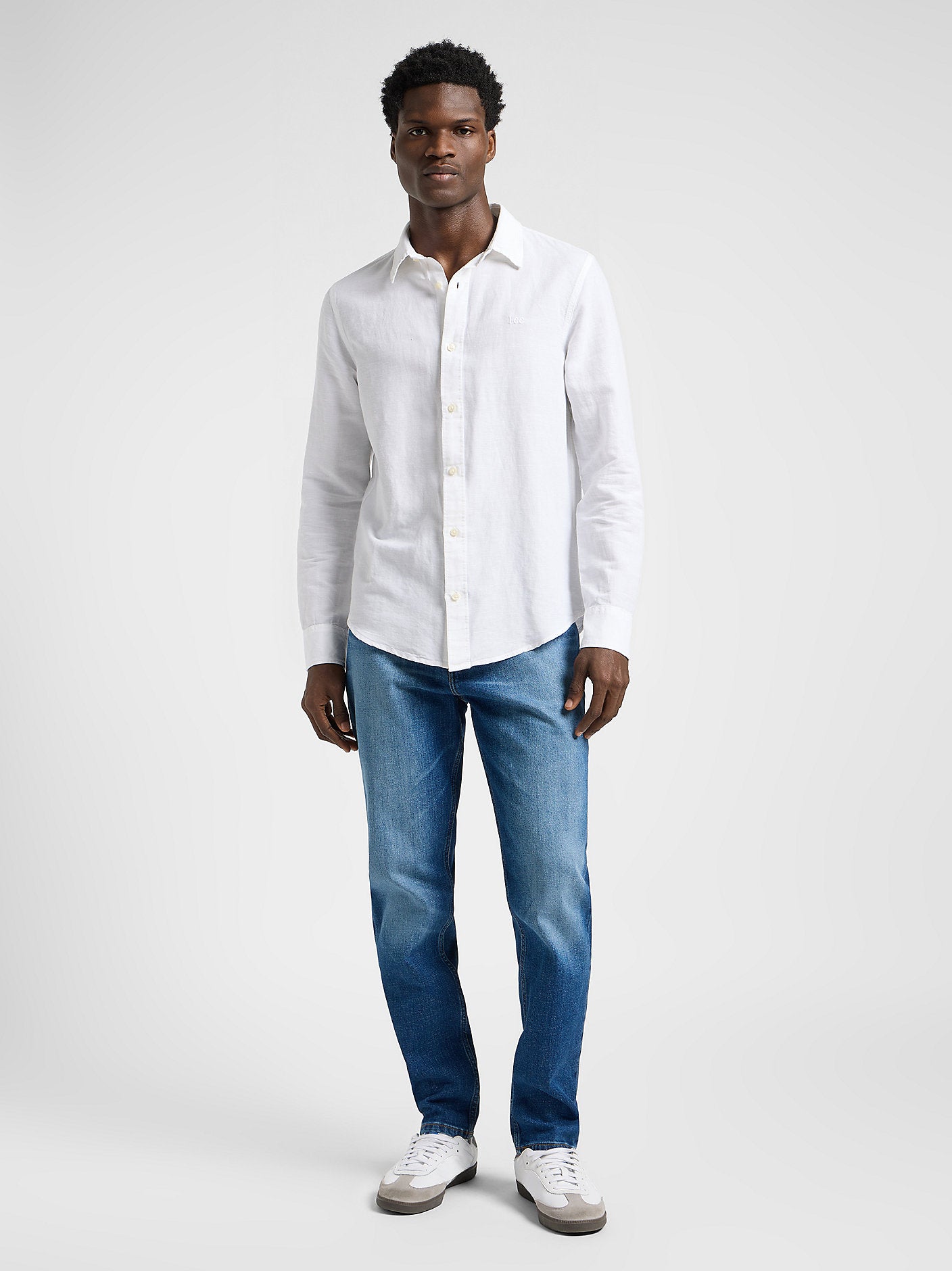 Męska Koszula Lee Patch Shirt Bright White 112364230