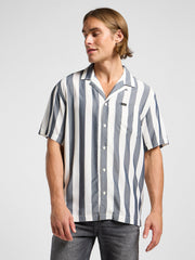 Lee Męska Koszula Resort Shirt Rivet Navy 112364214