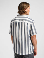 Lee Męska Koszula Resort Shirt Rivet Navy 112364214