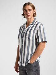 Lee Męska Koszula Resort Shirt Rivet Navy 112364214