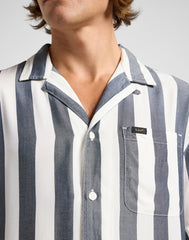 Lee Męska Koszula Resort Shirt Rivet Navy 112364214