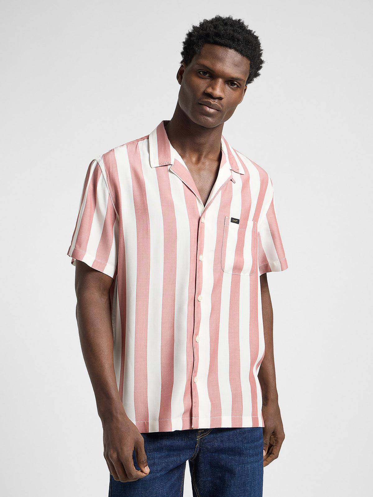 Lee Męska Koszula Resort Shirt Sepia 112364142