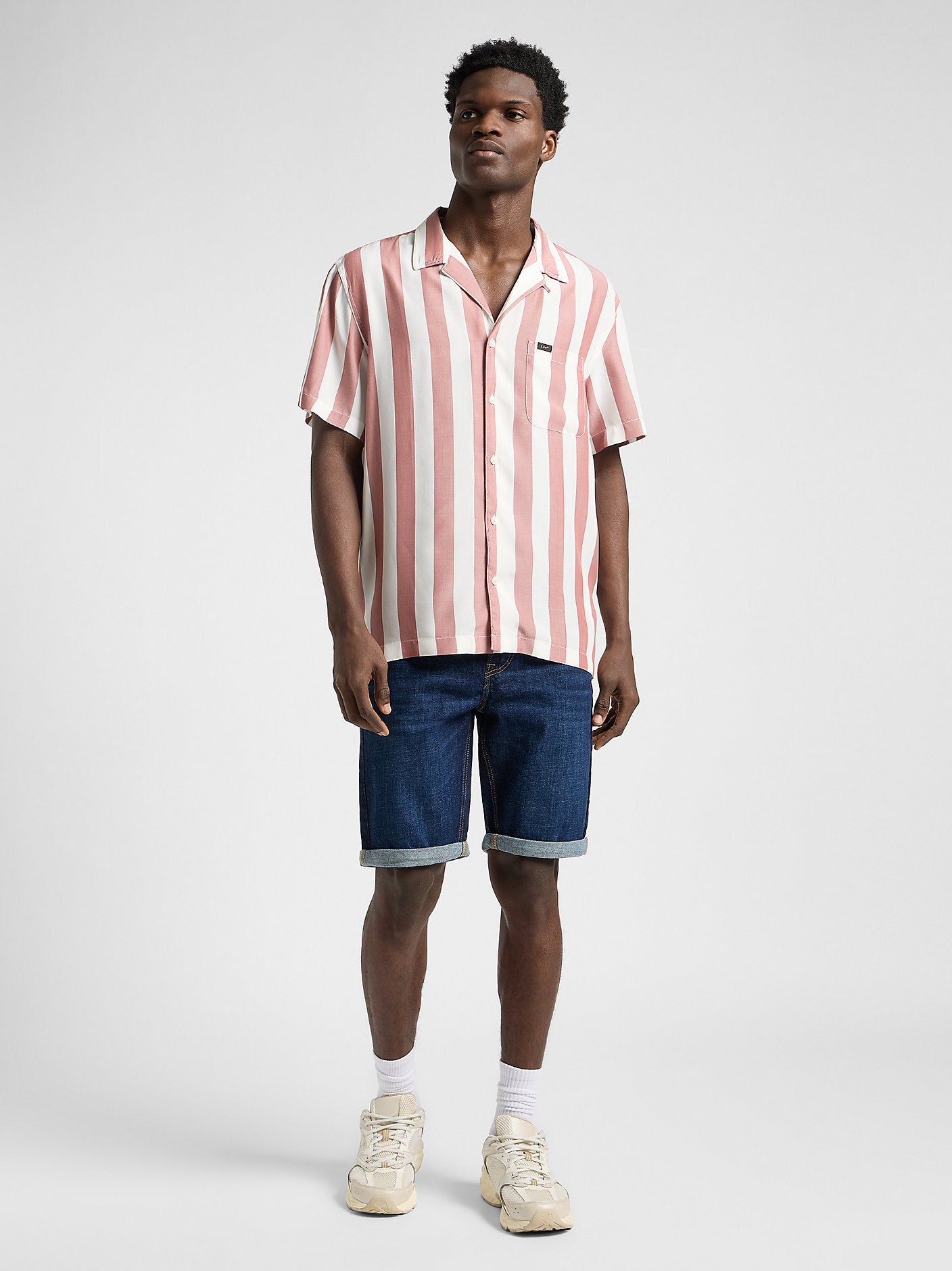 Lee Męska Koszula Resort Shirt Sepia 112364142