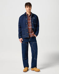 Męska Koszula Lee Non Frayed Plaid Shirt Picante 112357344 W5E6017434