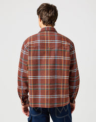 Męska Koszula Lee Non Frayed Plaid Shirt Picante 112357344 W5E6017434