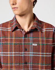 Męska Koszula Lee Non Frayed Plaid Shirt Picante 112357344 W5E6017434