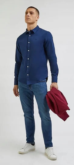 Męska Koszula Lee Patch Shirt Emperor Navy 112341763 LL37015537