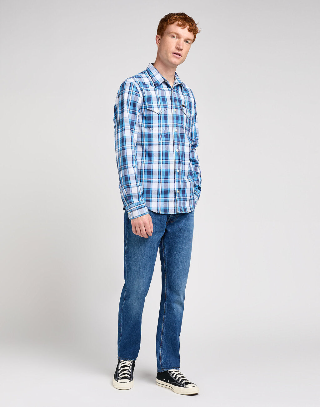 Męska Koszula Lee Regular Shirt Atlantic Bright White 112349505 L69H015653