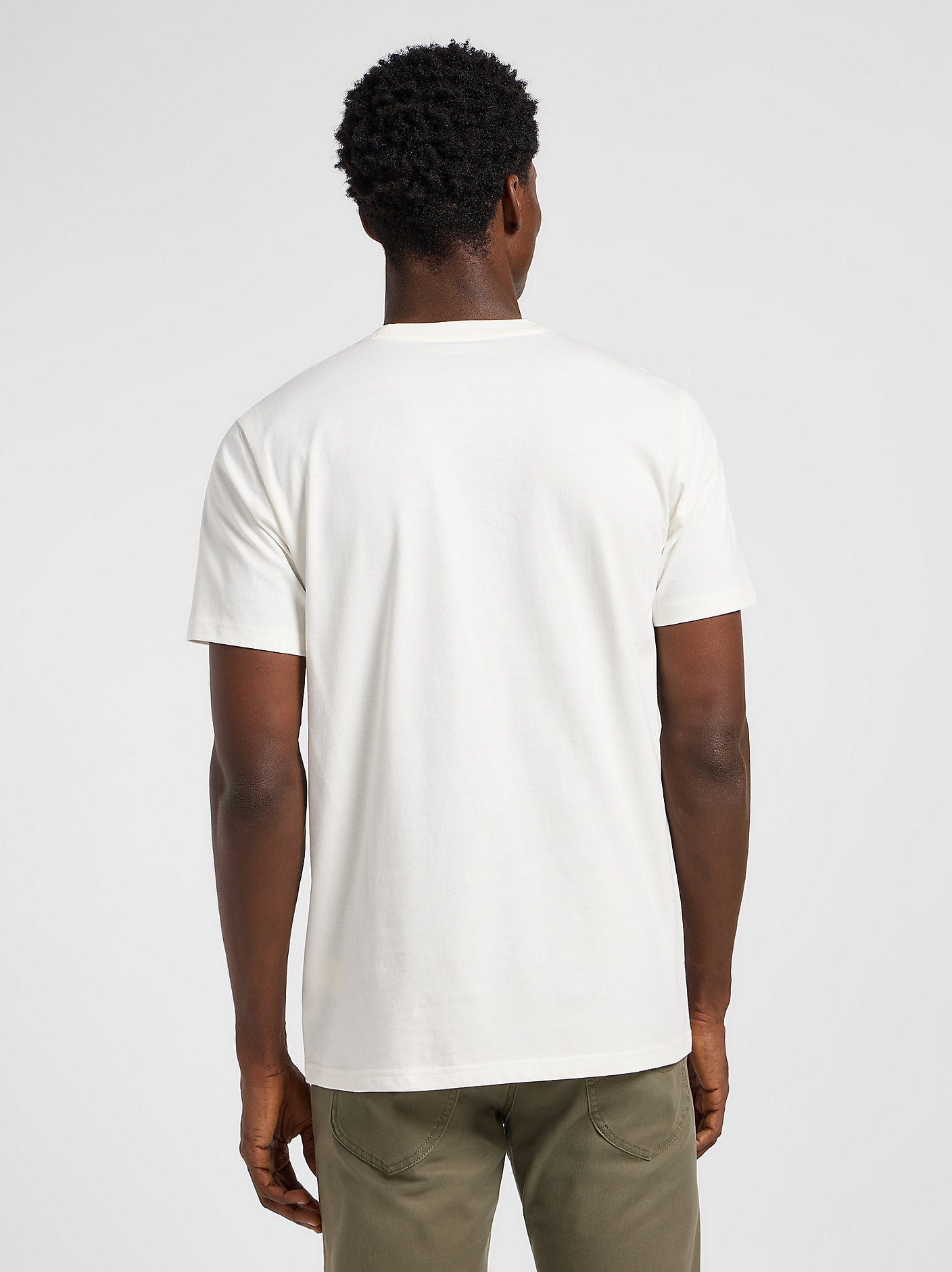 LEE MĘSKA KOSZULKA LEE MEDIUM WOBBLY LEE TEE ECRU 112364535
