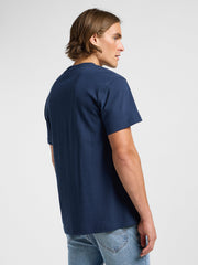 Męski T-shirt Koszulka Lee Relaxed Pocket Tee Mood Indigo 112364541