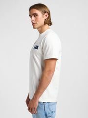 Lee Męska Koszulka Ww Graphic Tee Ecru 112364590